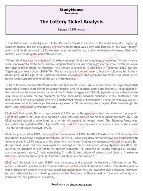 the lottery analysis|the lottery ticket analysis.